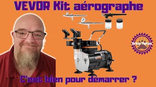 Vevor kit aérographe pour débuter la peinture [upl. by Anhej]