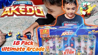 18 Legends of Akedo Ultimate Arcade Warriors  Action Figures Playset Unboxing Video for Kids Toys [upl. by Ojillib]