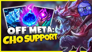 Off Meta  Chogath SUPPORT  6400 HP Gigachad build [upl. by Erline2]