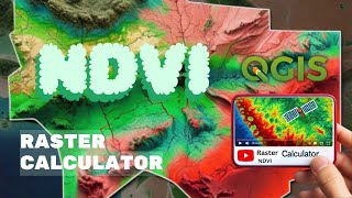 Generate NDVI in QGIS  Vegetation Index with Raster Calculator in QGIS [upl. by Joacimah]