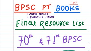 BPSC Prelims Books amp Resources [upl. by Carothers]