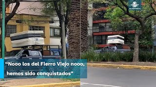 Camioneta con supuesto sonido del quotfierro viejoquot en inglés desata debate sobre gentrificación [upl. by Aurora328]