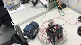 OMRON MX2 Benchtop test Overtorque sensing and reverse for 5 seconds [upl. by Aihceyt]