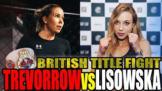 UK Womens Muay Thai TITLE FIGHT  Mia Trevorrow VS Karolina Lisowska [upl. by Hefter]