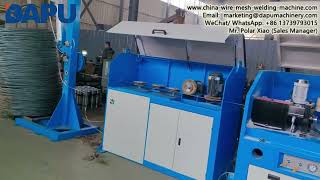 High carbon steel wire straight drawing machine [upl. by Cissej]