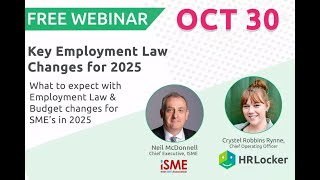 Key Employment Law Changes for 2025 [upl. by Etsirk]