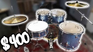 This Drum Set SHOULD NOT Sound This Good  400 Amazon Drum Set Review [upl. by Adnoraj294]