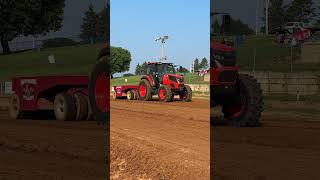 🚜Getting the track ready at the Shippensburg Fair kioti fair pa tractor tractorpulling [upl. by Hgielak973]