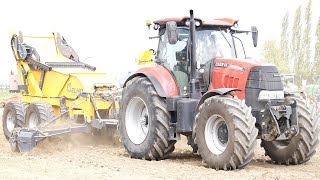 2016 Case IH Puma 165 CVT Tractor Running an Elho Rock Picker at the Mayfield AampP Show in Mayfield [upl. by Bertine]