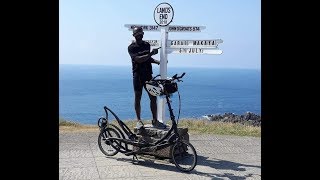 LEJOGLE Twice Across Britain 1720miles in 115 Days on ElliptiGO Bikes full film [upl. by Silverts]