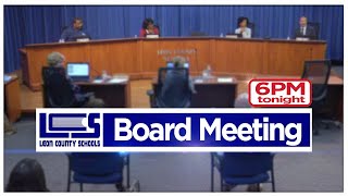 Leon County School Board Meeting  July 22 2021 [upl. by Lubba154]