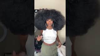 PROTECTIVE STYLE AND HAIR GROWTH FOR NATURAL HAIR shorts [upl. by Manly]