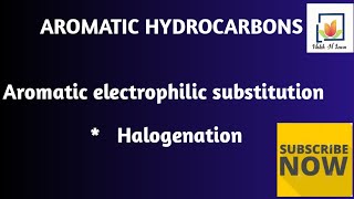 AROMATIC ELECTROPHILIC SUBSTITUTION REACTION  HALOGENATIONCalicut University Syllabus [upl. by Feldstein]