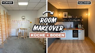 Extreme Room Makeover  Küche upcyclen  Laminat verlegen und streichen  EASY ALEX [upl. by Aiciram]