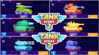 Tank Stars 2 All Tanks MAX Level 25 🔥🔥🔥 [upl. by Rimaa920]