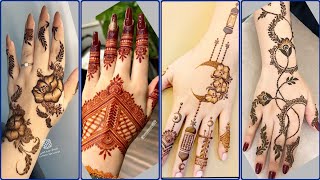 Simple mehndi design 2024Eid mehndi design new mehndi design for 12 Rabi ul Awalmehndi designs [upl. by Orit]