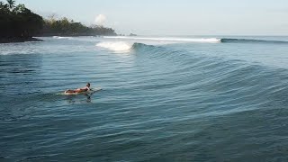 Dutch Longboarder Anne Albers Surfing in Pavones Costa Rica [upl. by Jeannette956]