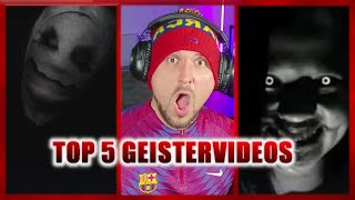 TOP 5 GEISTERVIDEOS und du schläfst fix nicht ein  REACTION  32 [upl. by Lledor]