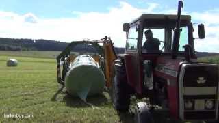 Ballenboy  the round bale transporter [upl. by Annuaerb]