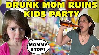 Kid Temper Tantrum Embarrassed By Drunk Moms Behavior As She Gets Carried Off Original [upl. by Damien]