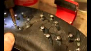 DIY winter studded bike tires [upl. by Analli]