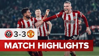 Sheffield United 33 Manchester United  Premier League highlights [upl. by Ahsercel]