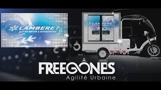 Urban Delivery Concept Freegones Frigoline le tricycle frigorifique [upl. by Chemaram]