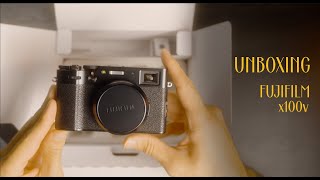 Fujifilm x100v  UNBOXING 2023 [upl. by Mercola]