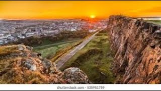 4K Relaxing walk near Arthur seat holyrood palace Edinburgh Scotland Britain [upl. by Katzen]