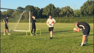 Romsey Town goalkeeper 2024 pre season session 1 [upl. by Gruchot]