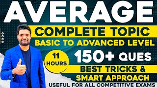 Average Complete Concept amp Best Tricks  Basic To Advanced Level Useful For All Exams Chandan Logics [upl. by Alfonzo]