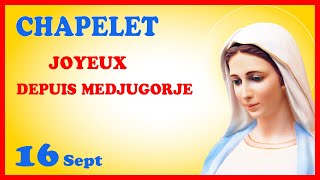 CHAPELET 🙏 Lundi 16 Sept  Mystères Joyeux [upl. by Wappes288]