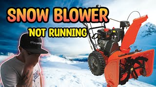 How To Fix Your Snowblower That Only Runs on Choke  And How to Avoid This in the Future [upl. by Aihgn462]