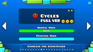 Geometry Dash  Cycles FULL VER All Coin  ♬ Partition [upl. by Sonitnatsok]