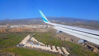 Eurowings Airbus A320  Landing at Tenerife South TFS [upl. by Ahseital97]