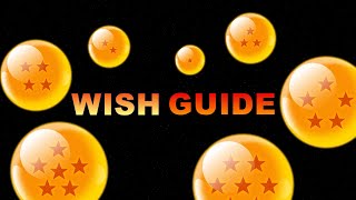 DBZ Dokkan Battle Shenron WISHES GUIDE [upl. by Ardnekan]