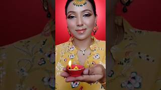 ஒரு Diwali Makeup Transformation pakalama shorts makeuptransformation diwalimakeup taajdelighht [upl. by Nabila]