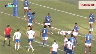 Manu Samoa vs Italy Highlights  Test Match 2024 [upl. by Avehsile]