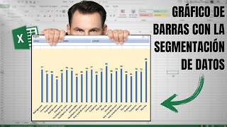 Cómo Crear un Gráfico de Barras con Segmentación de Datos en Excel Tutorial Fácil [upl. by Kehsihba]