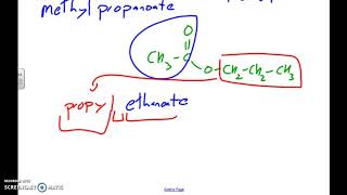 Organic Chemistry  Naming Esters [upl. by Ssyla]