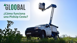 ¿CÓMO FUNCIONA camión Pickup con CESTA Pasos para usarla FORD y Plataforma sobre Vehículo SOCAGE [upl. by Janaye919]