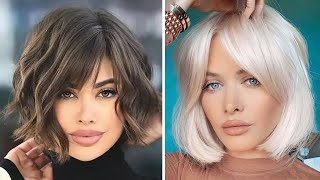 Newest Haircuts for Women and Hair Trends for 2023  Different Changes Of BOB Hairstyle [upl. by Durrace]