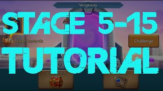 Vergeway Chapter 5 Stage 15  Lords Mobile  Tutorial How To Clear Stage 515 [upl. by Annaitsirhc]