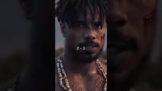 Black Panther Vs Killmonger 🔥🔥  Character Battle WhatsApp HD Status  battle blackpanther shorts [upl. by Minny]