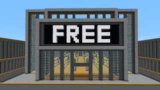 I Opened A Free Store In Minecraft [upl. by Ansela]