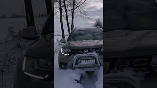 Duster in snow duster duster4x4 renaultduster daciaduster renault dacia offroad [upl. by Ettennad]