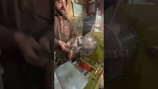 Taping Process In Flunch shortvideos machinary lathemachine machine [upl. by Ahsrav]