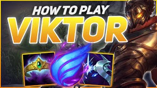 HOW TO PLAY VIKTOR SEASON 12  NEW Build amp Runes  Season 12 Viktor guide  League of Legends [upl. by Fevre102]