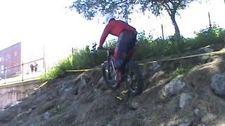 WOTA motorcycle observed trials Manchester Iowa 2024 side hill [upl. by Shyamal]