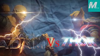 Thor vs Black Adam Stop motion [upl. by Ayekat]